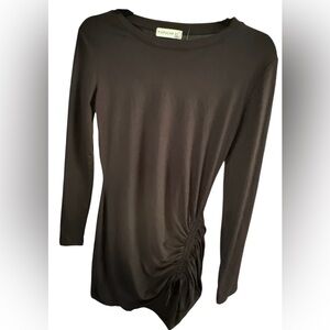 Popular 21 Black Ruched Mini Dress Size L